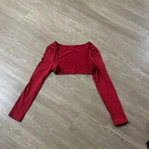 Red Long Sleeve bolero
